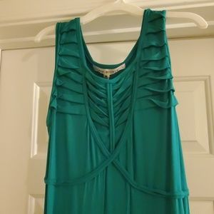 Nwt Max studio long maxi teal green dress